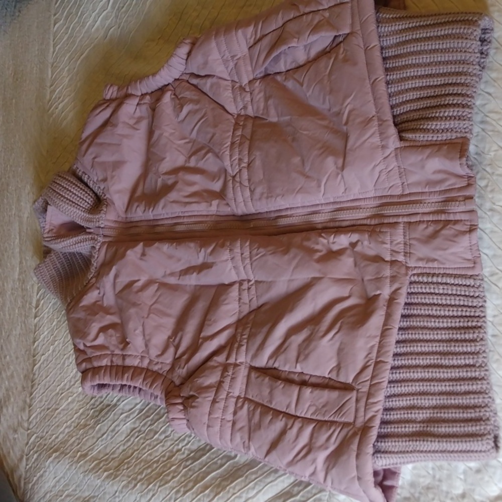 Adolfo Dominguez puff pink vest